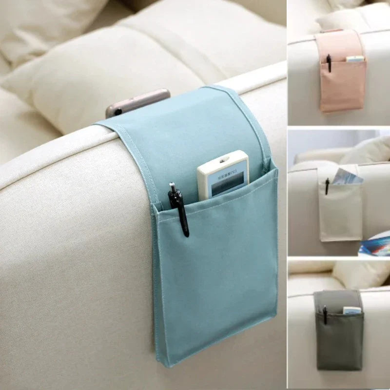 Bed Organizer Hanging Multiple Pockets Cotton-Linen