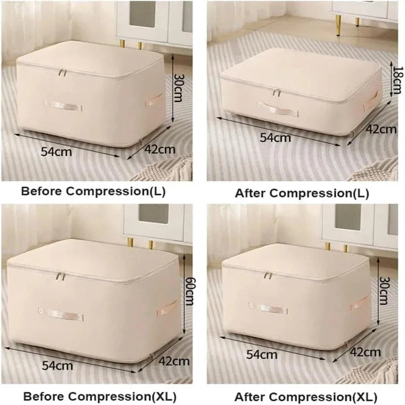 Bedding Storage Bag Built-In Valve 40% Compression