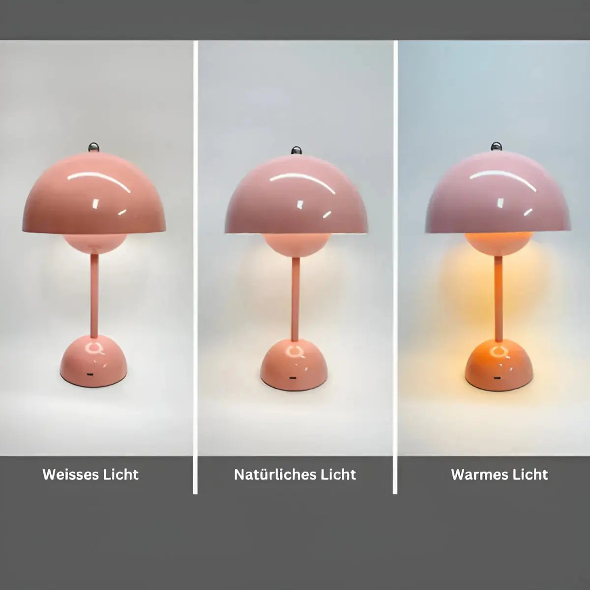 Bedside Lamp Dimmable Single Button Nordic Design