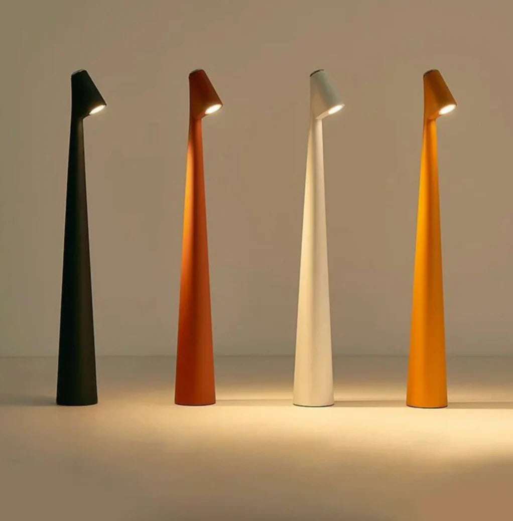 Bedside Lamp Touch-Dimmable USB Rechargeable