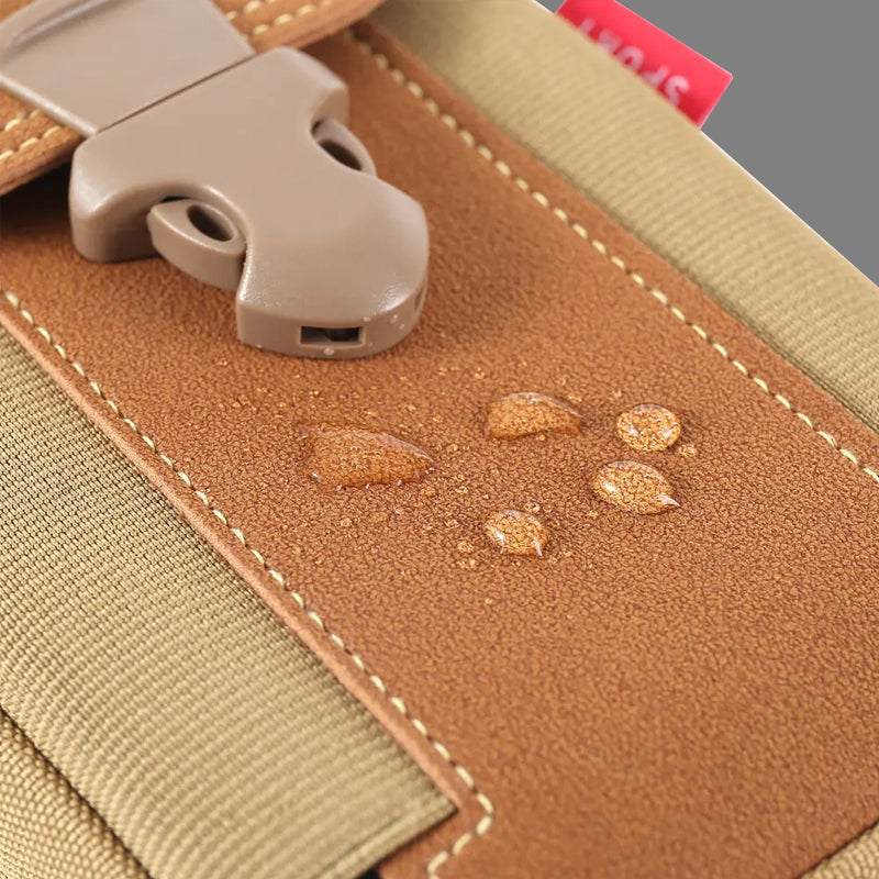 Belt Bag Water-Resistant Canvas Phone Pocket & Inner Organizer
