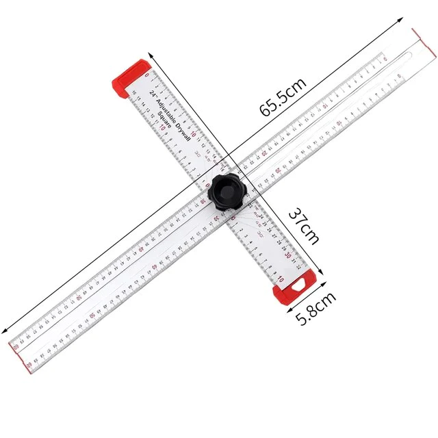 Bevel Gauge Metal High-Precision 0 to 180 Degree Range