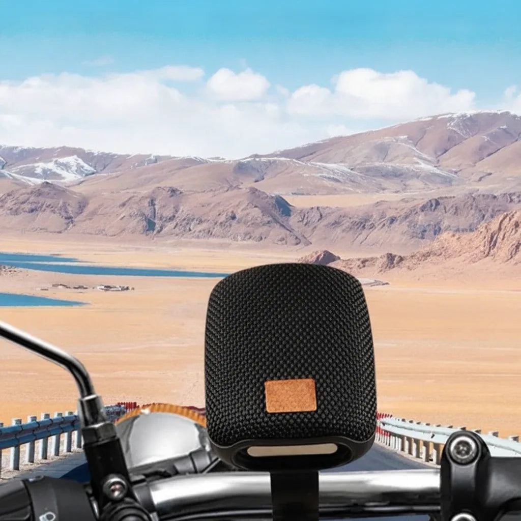 Bicycle Bluetooth Speaker Waterproof IPX5 Handlebar Mount Long Battery