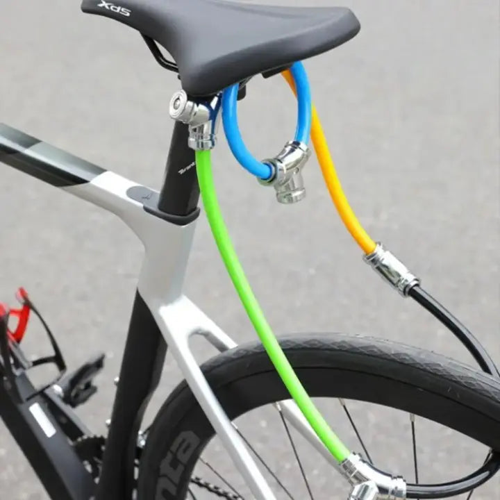 Bicycle Cable Lock Reinforced Steel Cable & Metal Housing Key-Operated