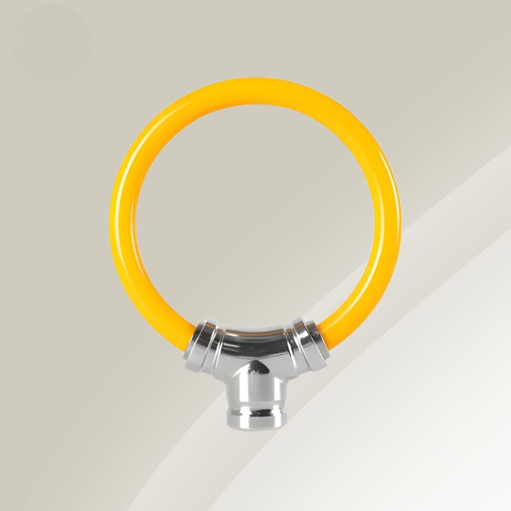 Bicycle Cable Lock Steel Coated Key Operated Compact