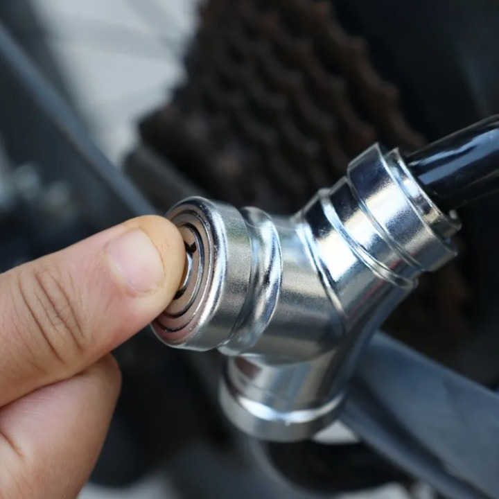Bicycle Cable Lock Steel Coated Key Operated Compact