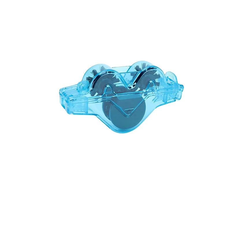 Bicycle Chain Cleaner Transparent Blue Set of 2