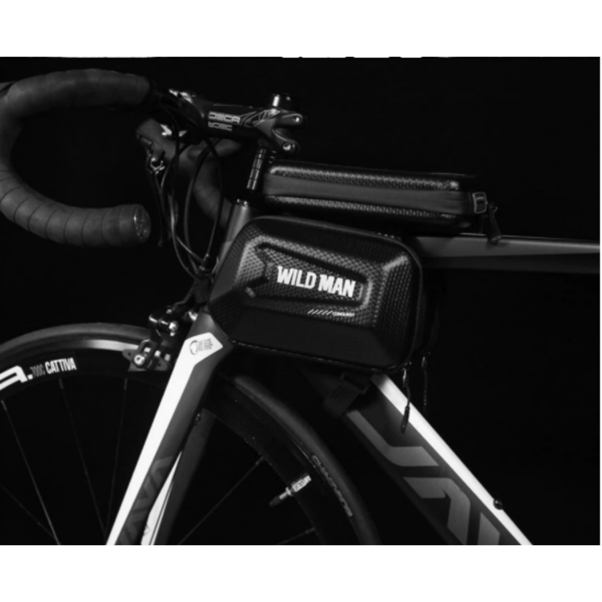 Bicycle Frame Bag Touchscreen Phone Window Waterproof Hardcase