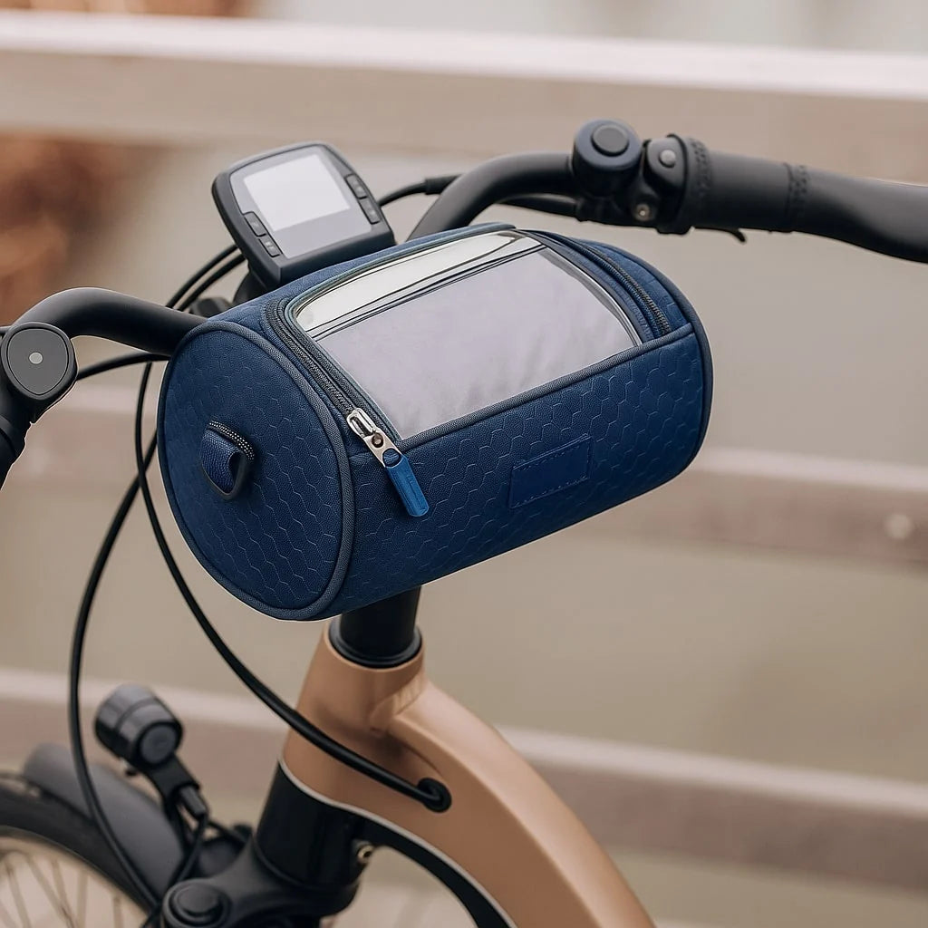 Bicycle Handlebar Bag Touchscreen Window & Water-Resistant