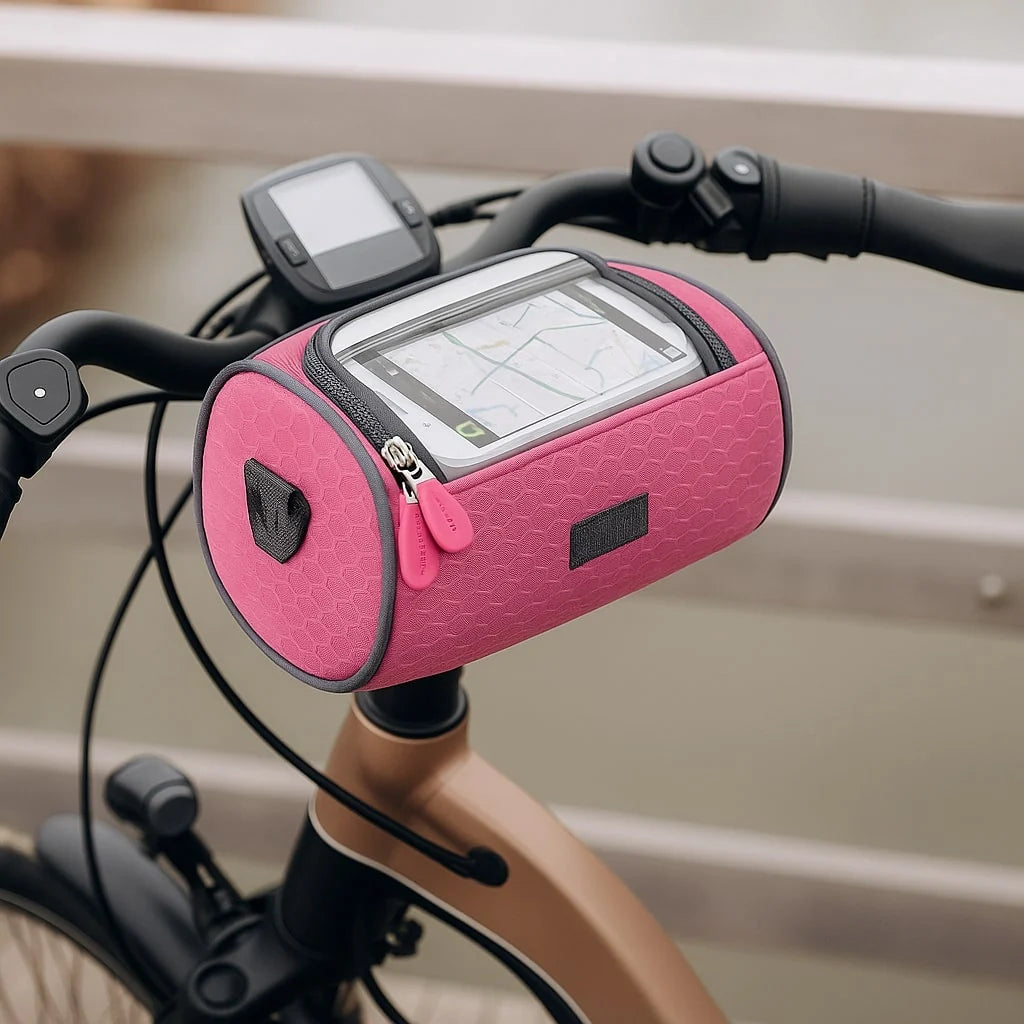 Bicycle Handlebar Bag Touchscreen Window & Water-Resistant