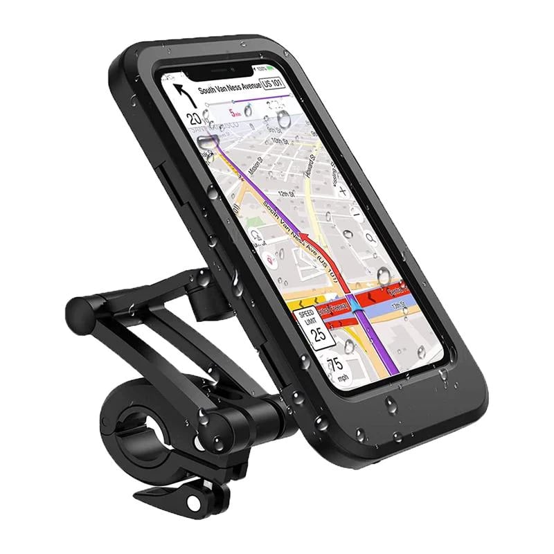 Bicycle Phone Holder Waterproof Touchscreen 15W Wireless