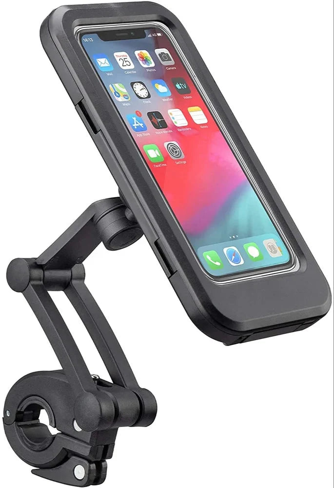 Bicycle Phone Holder Waterproof Touchscreen & 360° Swivel