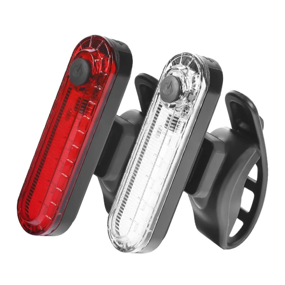 Bicycle Rear Light USB Rechargeable IPX4 Tool-Free Silicone Mount