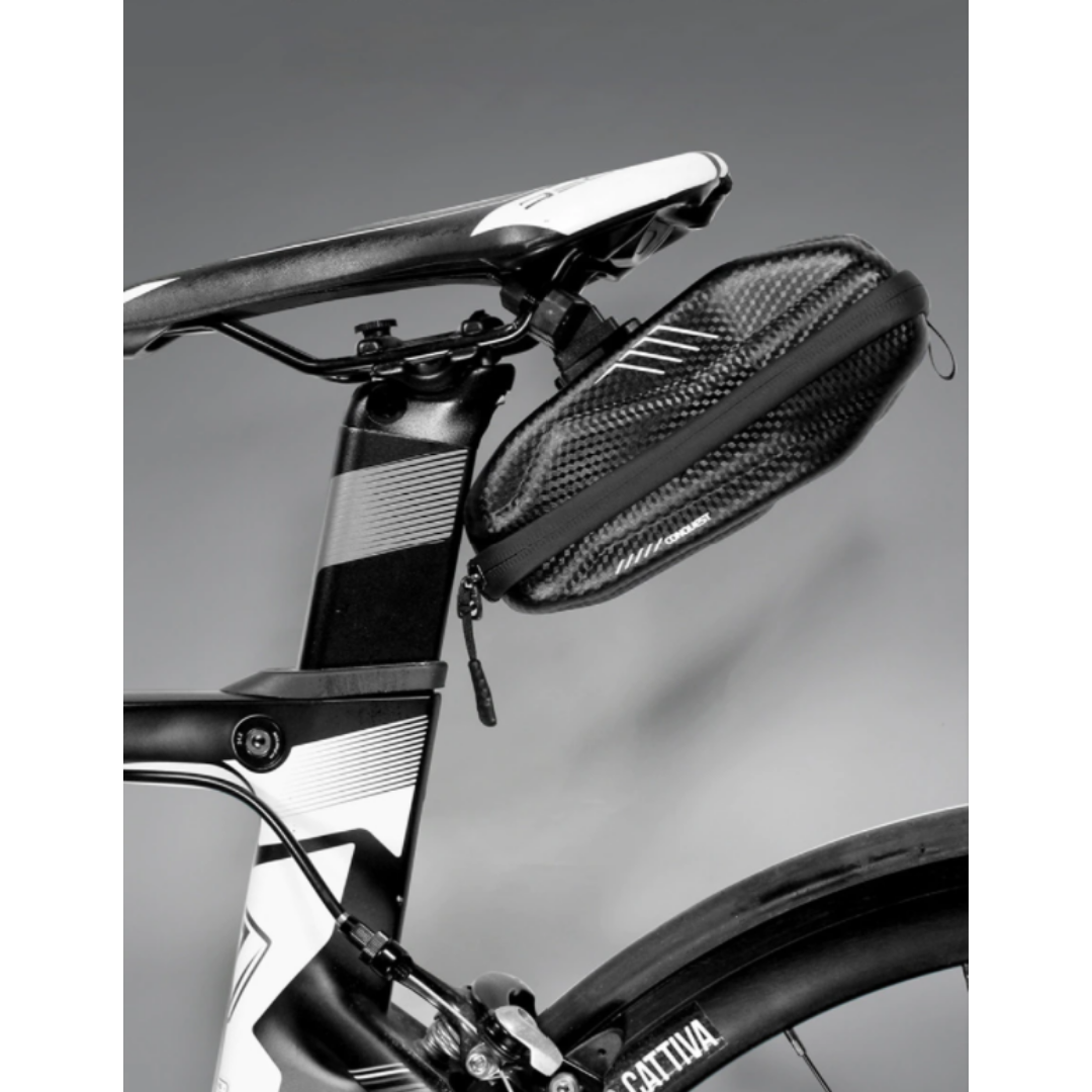 Bicycle Saddle Bag Quick-Release Mount Waterproof 1.5L