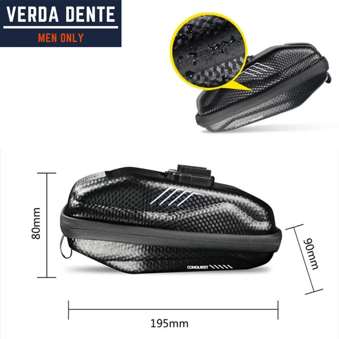 Bicycle Saddle Bag Quick-Release Waterproof Hard Shell