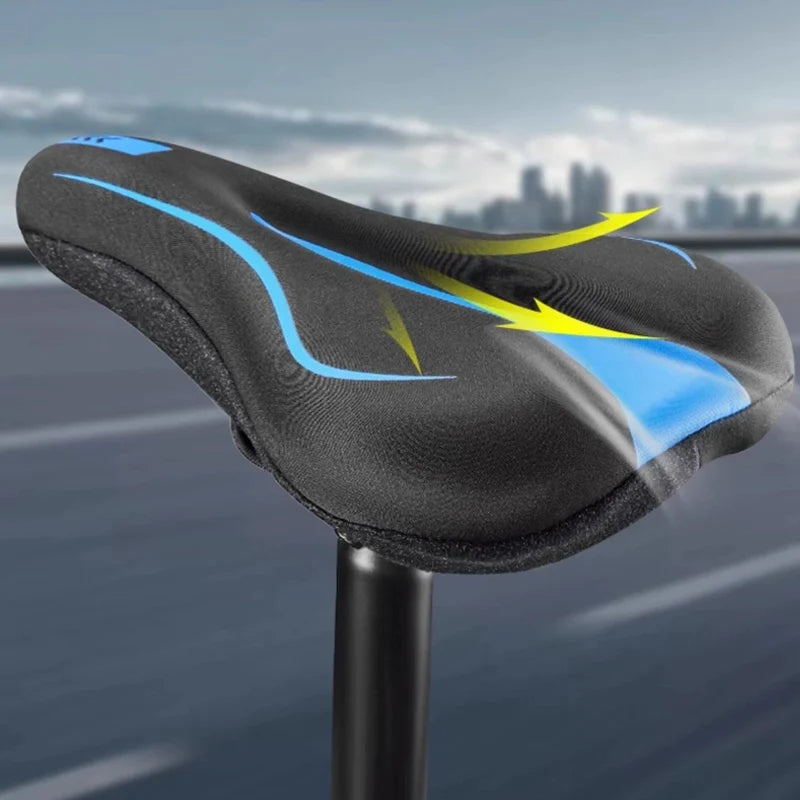 Bicycle Saddle Cover Memory Foam & Silicone Gel