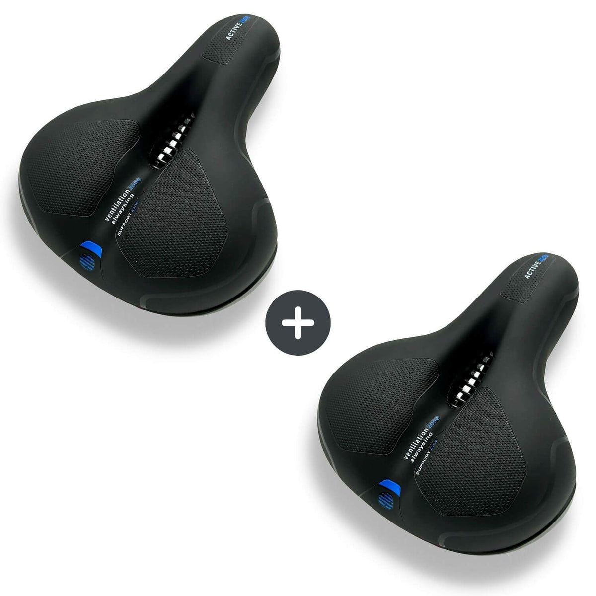 Bicycle Saddle Ergonomic Memory Foam Shock-Absorbing & Breathable