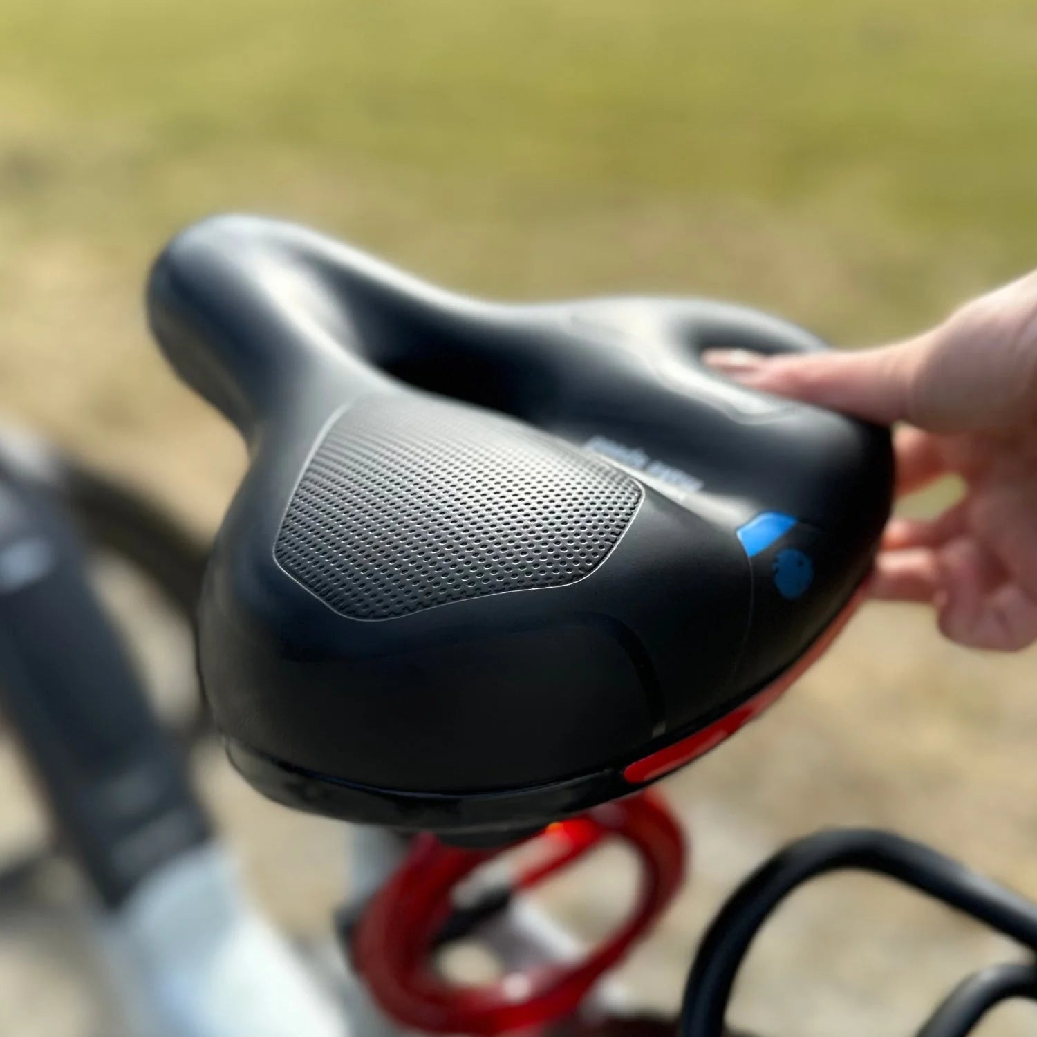 Bicycle Saddle Ergonomic Memory Foam Shock-Absorbing & Breathable