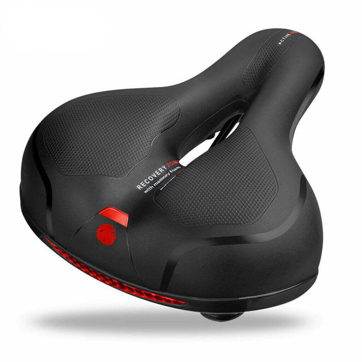 Bicycle Saddle Memory Foam & Gel Double Suspension