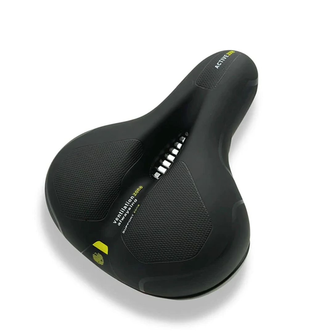 Bicycle Saddle Memory Foam & Gel Double Suspension