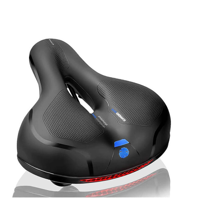 Bicycle Saddle Memory Foam & Gel Double Suspension