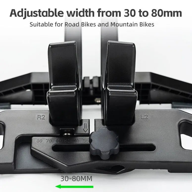 Bicycle Stand Foldable Universal Tire Fit Non-Slip Rubber Feet