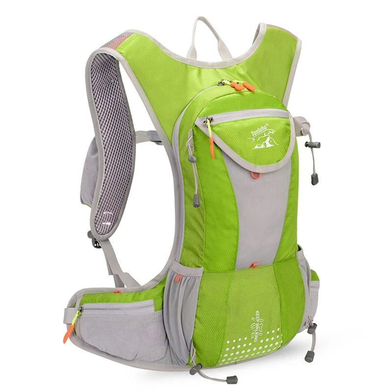 Bike Backpack Hydration-Ready Breathable Mesh & Water-Repellent
