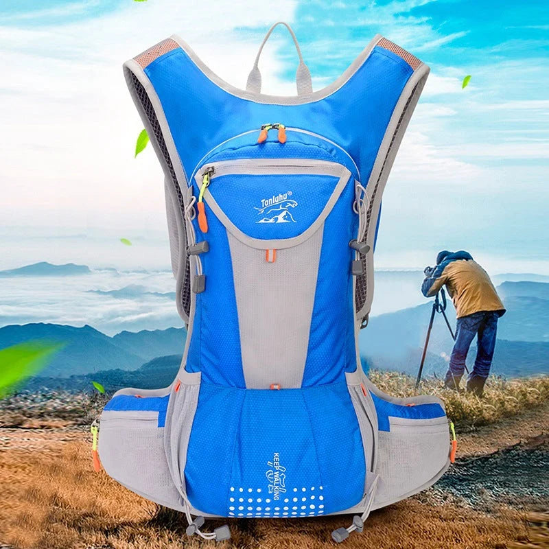 Bike Backpack Hydration-Ready Breathable Mesh & Water-Repellent