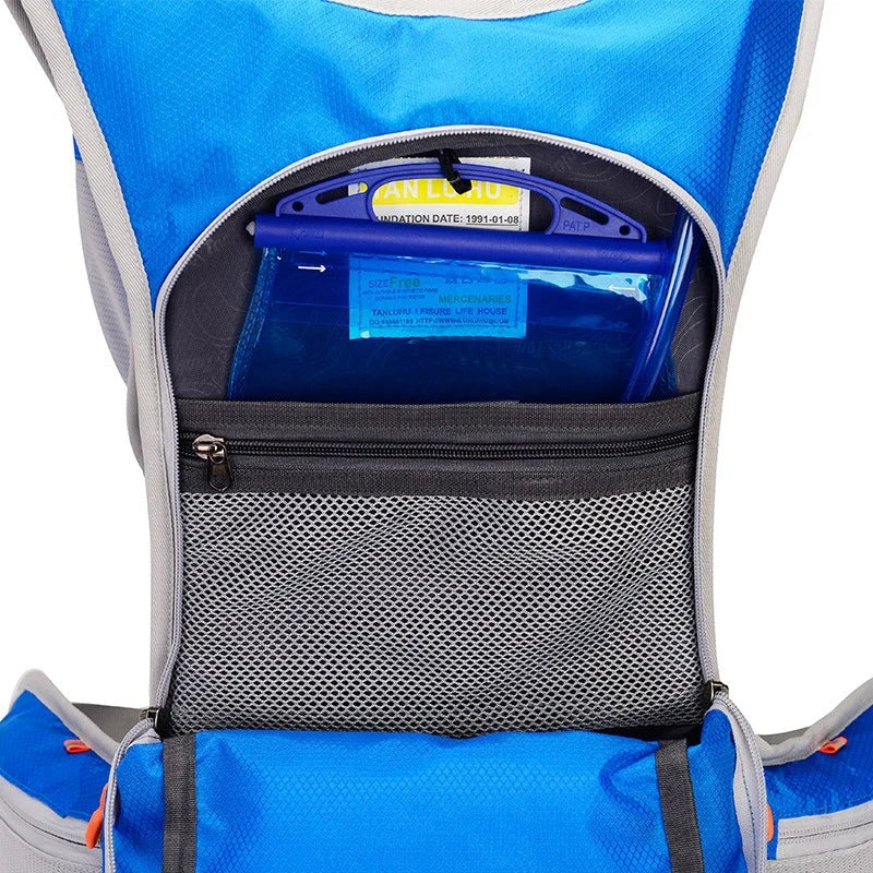 Bike Backpack Hydration-Ready Breathable Mesh & Water-Repellent