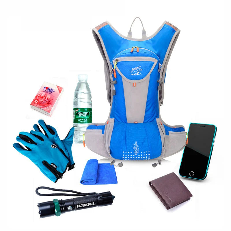 Bike Backpack Hydration-Ready Breathable Mesh & Water-Repellent