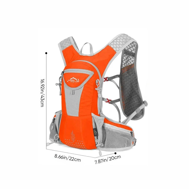 Bike Backpack Hydration-Ready Breathable Mesh & Water-Repellent