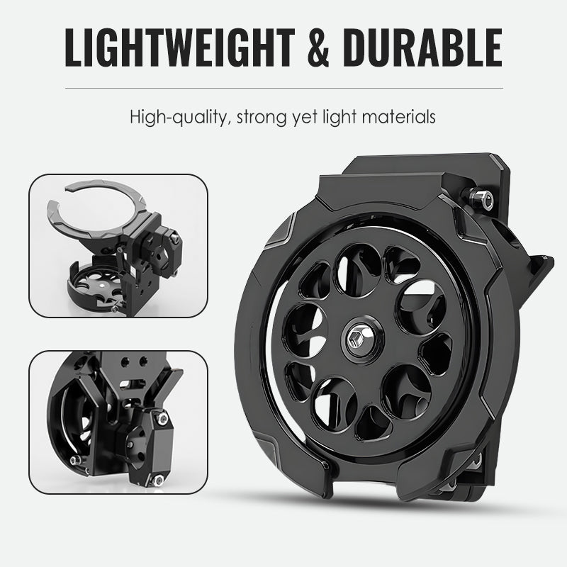 Bike & Motorcycle Handlebar Seat Compact Foldable Secure Grip