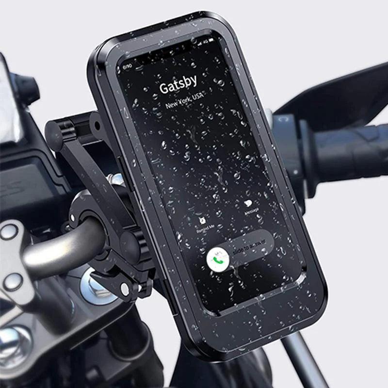 Bike Phone Mount Integrated 5000 mAh 15W Waterproof Touchscreen