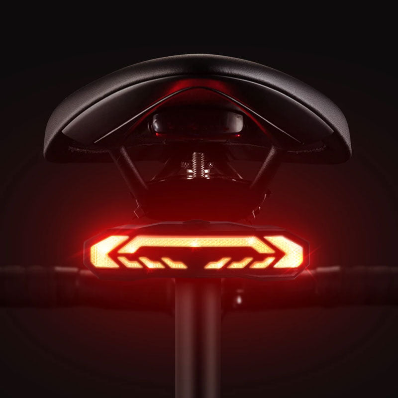 Bike Rear Light 110 dB Alarm Waterproof USB Rechargeable
