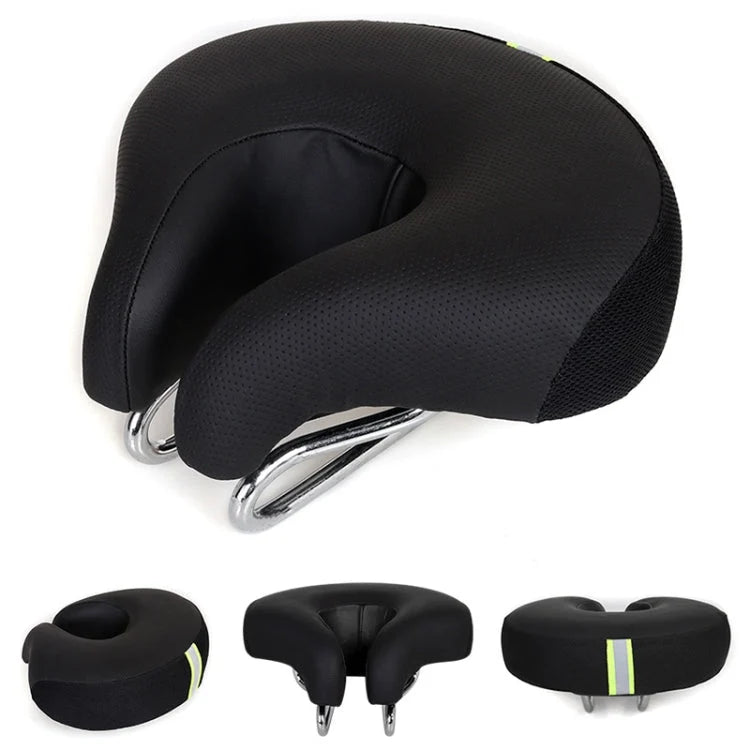 Bike Saddle Noseless Ventilated Foam & Spring Suspension