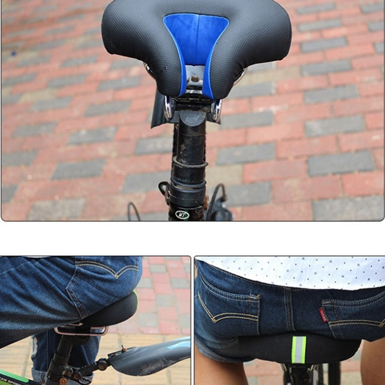 Bike Saddle Noseless Wide Spring Suspension