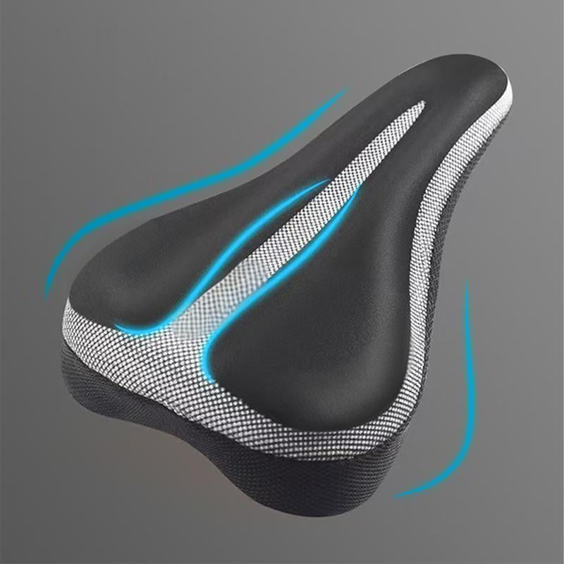 Bike Saddle Pressure-Relief Foam Ventilated & Water-Resistant