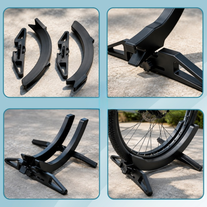 Bike Stand Fits 30-80 Mm Tires Non-Slip Rubber Feet