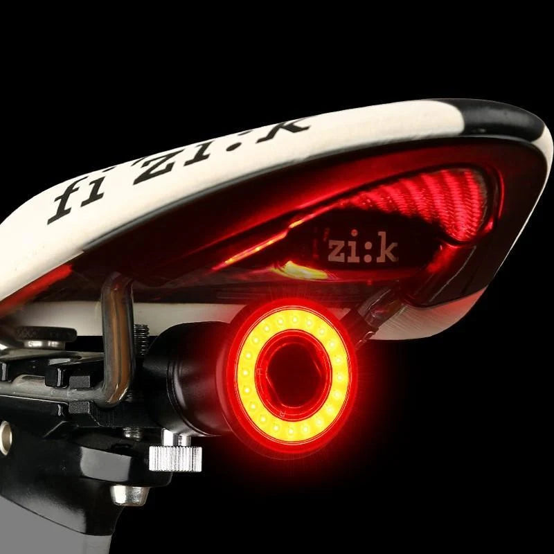 Bike Taillight Automatic Brake Detection USB Rechargeable IPX6 Waterproof