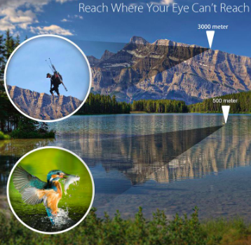 Binoculars 8x Magnification Waterproof Compact