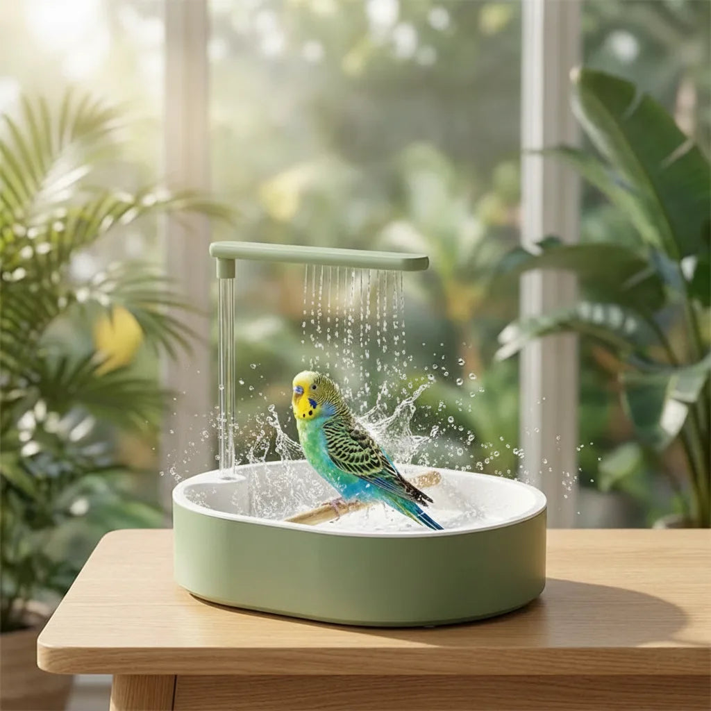 Bird Bathtub Circulating Pump USB Powered Non-Slip Basin