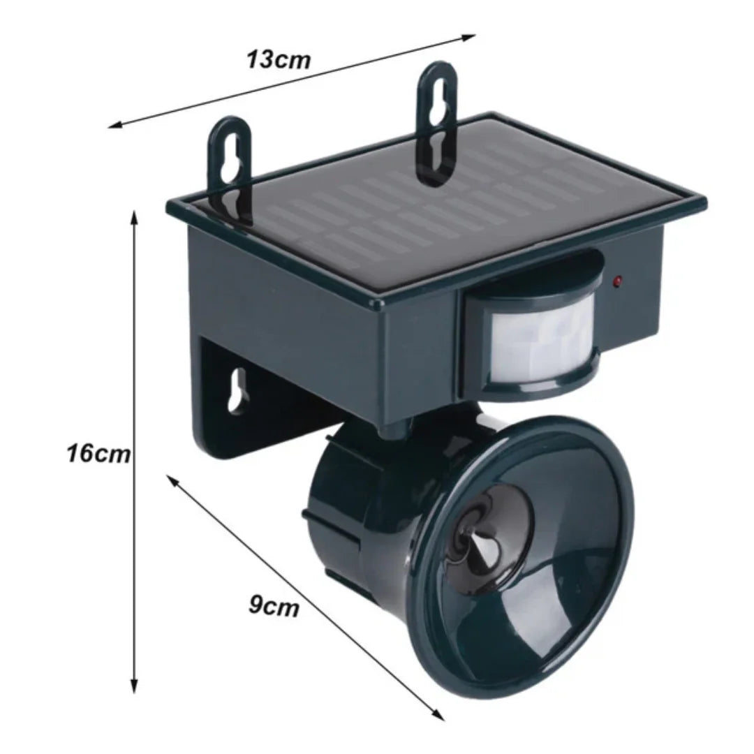 Bird Deterrent PIR Sensor Solar Powered Natural Predator Calls