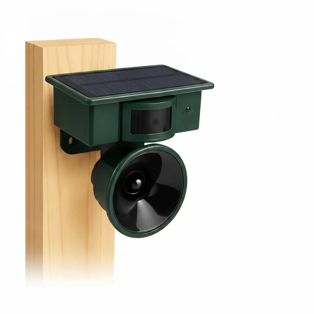 Bird Deterrent PIR Sensor Solar Powered Natural Predator Calls