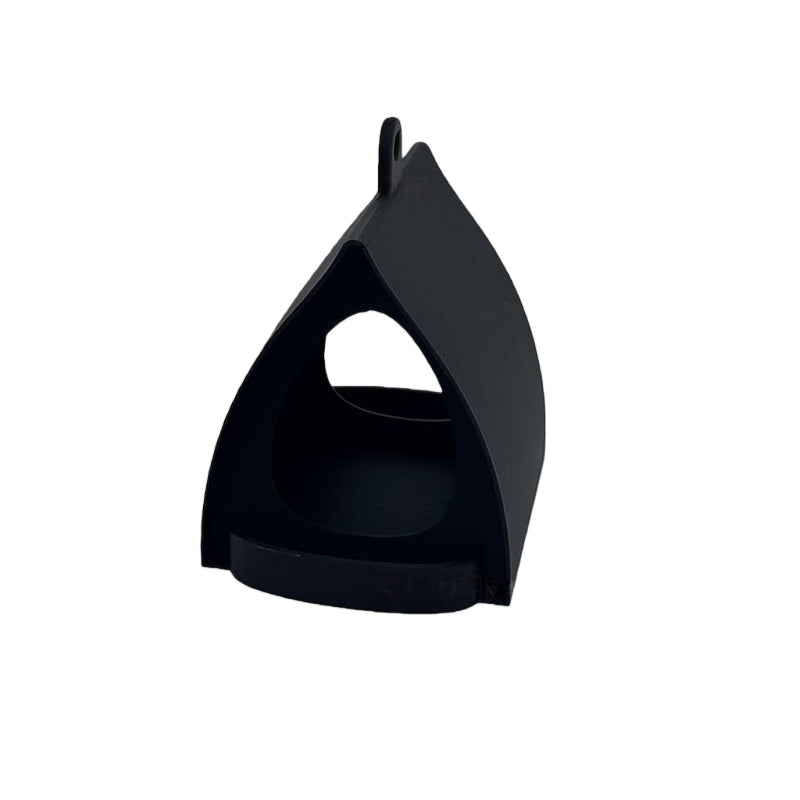 Bird Feeder Covered Weather-Resistant Hanging Loop & Perch