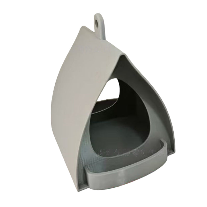 Bird Feeder Covered Weather-Resistant Hanging Loop & Perch