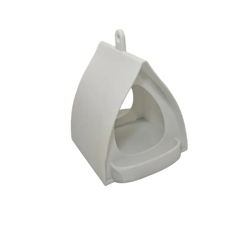 Bird Feeder Covered Weather-Resistant Hanging Loop & Perch