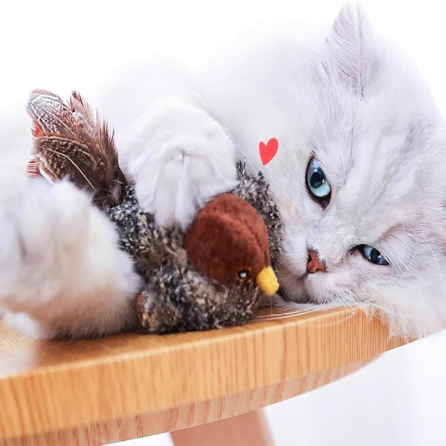 Bird Hunting Toy Rechargeable & Touch-Activated Fluttering Wings