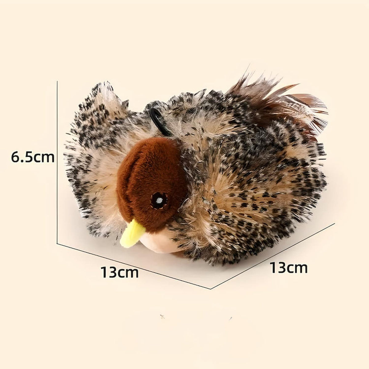 Bird Hunting Toy Rechargeable & Touch-Activated Fluttering Wings