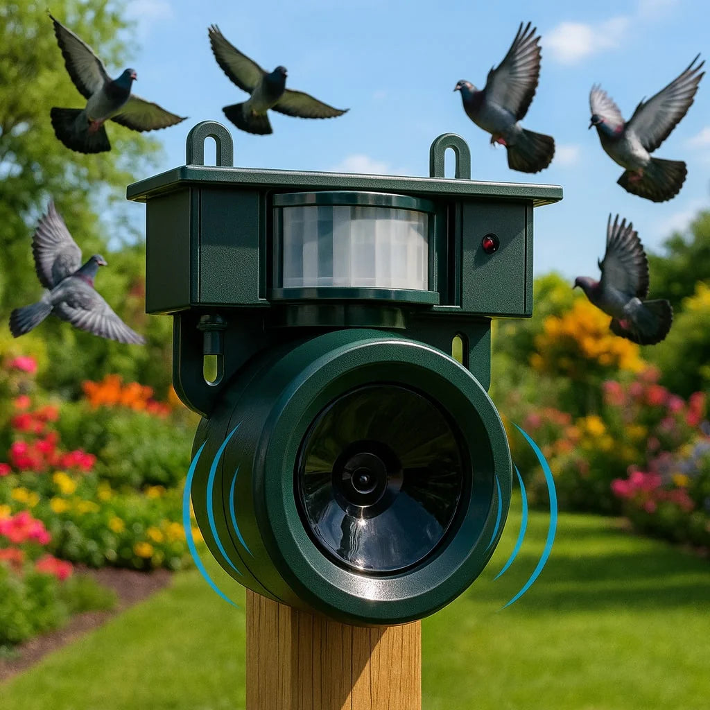 Bird Repellent Solar Motion Sensor & Predator Calls
