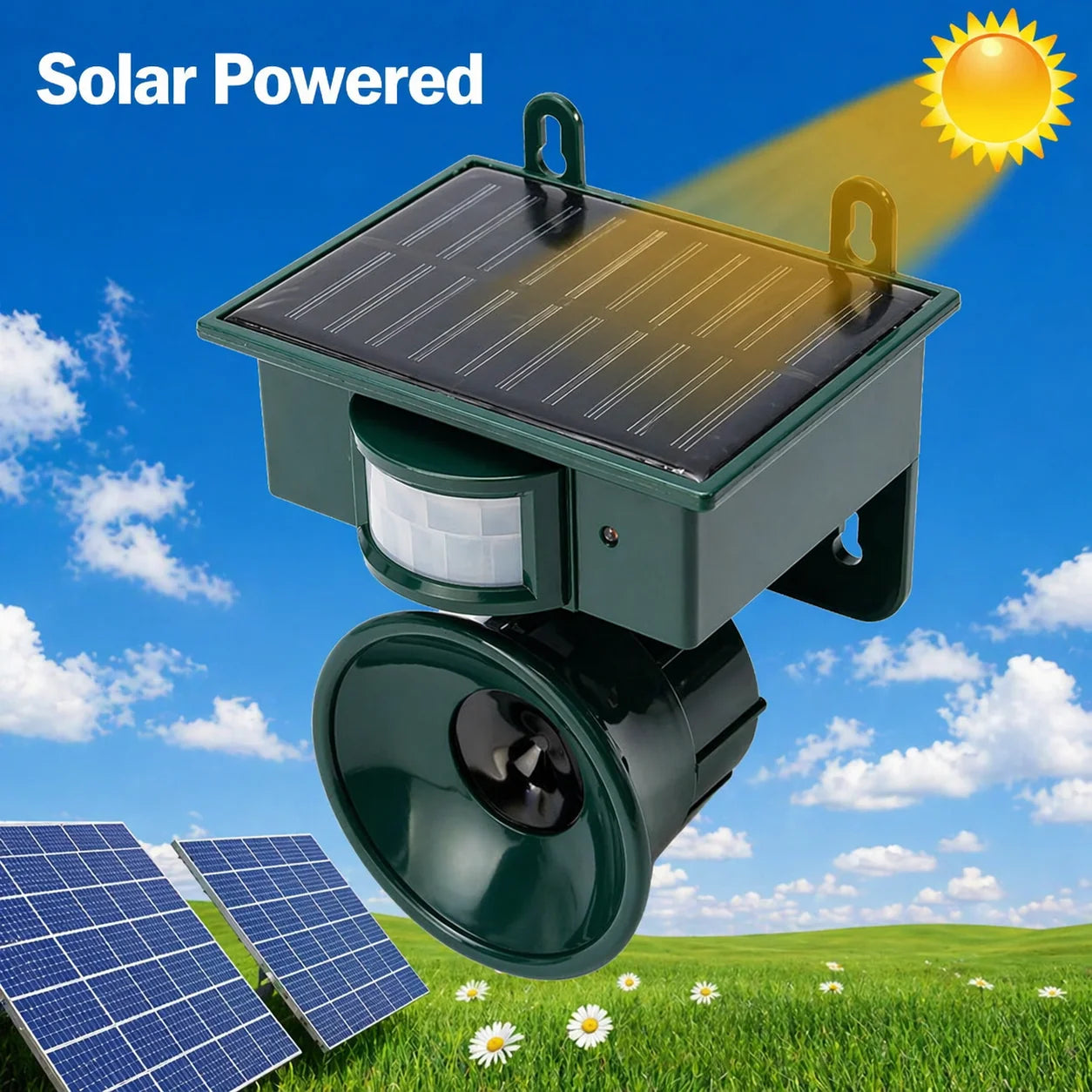 Bird Repellent Solar Motion Sensor & Predator Calls